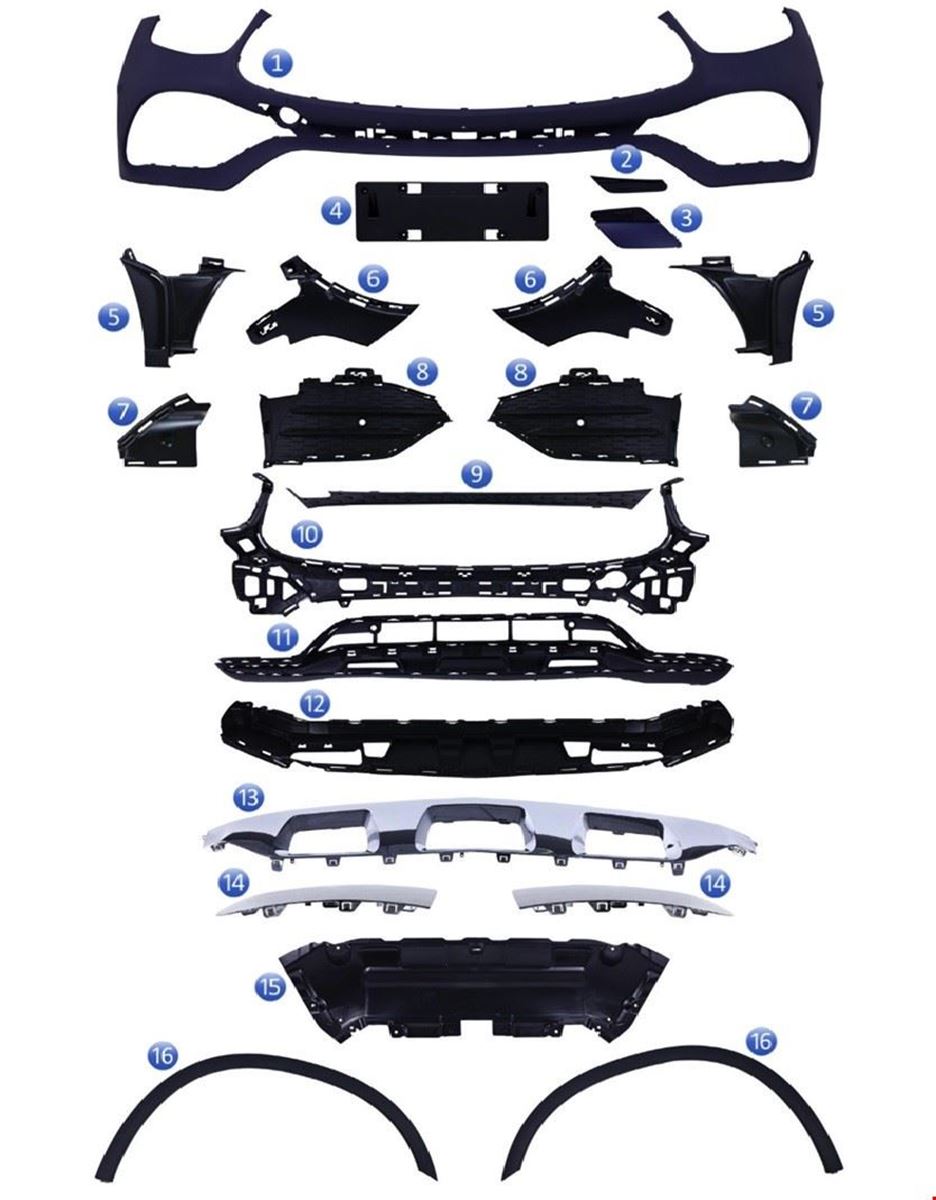 ÖN TAMPON SET AMG W253 2020- resmi