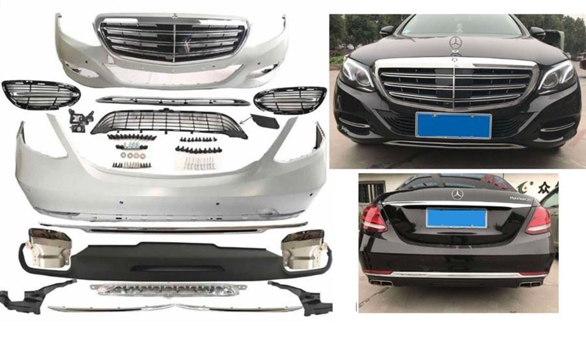ÖN-ARKA MAYBACH BODYKİT (ESKİ TİP) W213 2016- resmi
