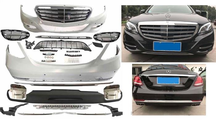 ÖN-ARKA MAYBACH BODYKİT (ESKİ TİP) W213 2016- resmi