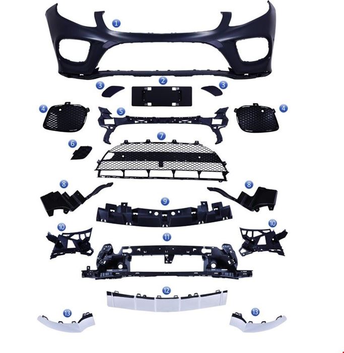 ÖN TAMPON SET ( AMG ) W166 2015- resmi