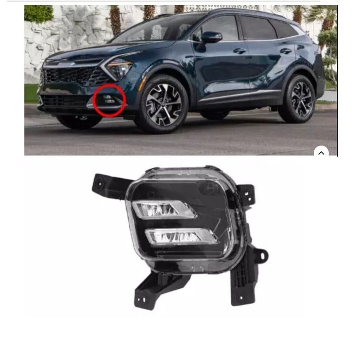 ÖN SİS FARI SOL SPORTAGE 2022- resmi