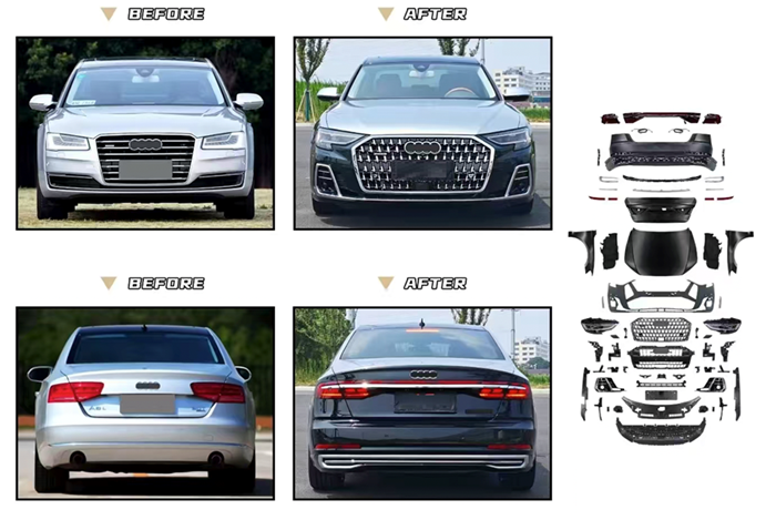 A8 2011-2016 İÇİN A8 2022- DÖNÜŞÜM SETİ KOMPLE resmi