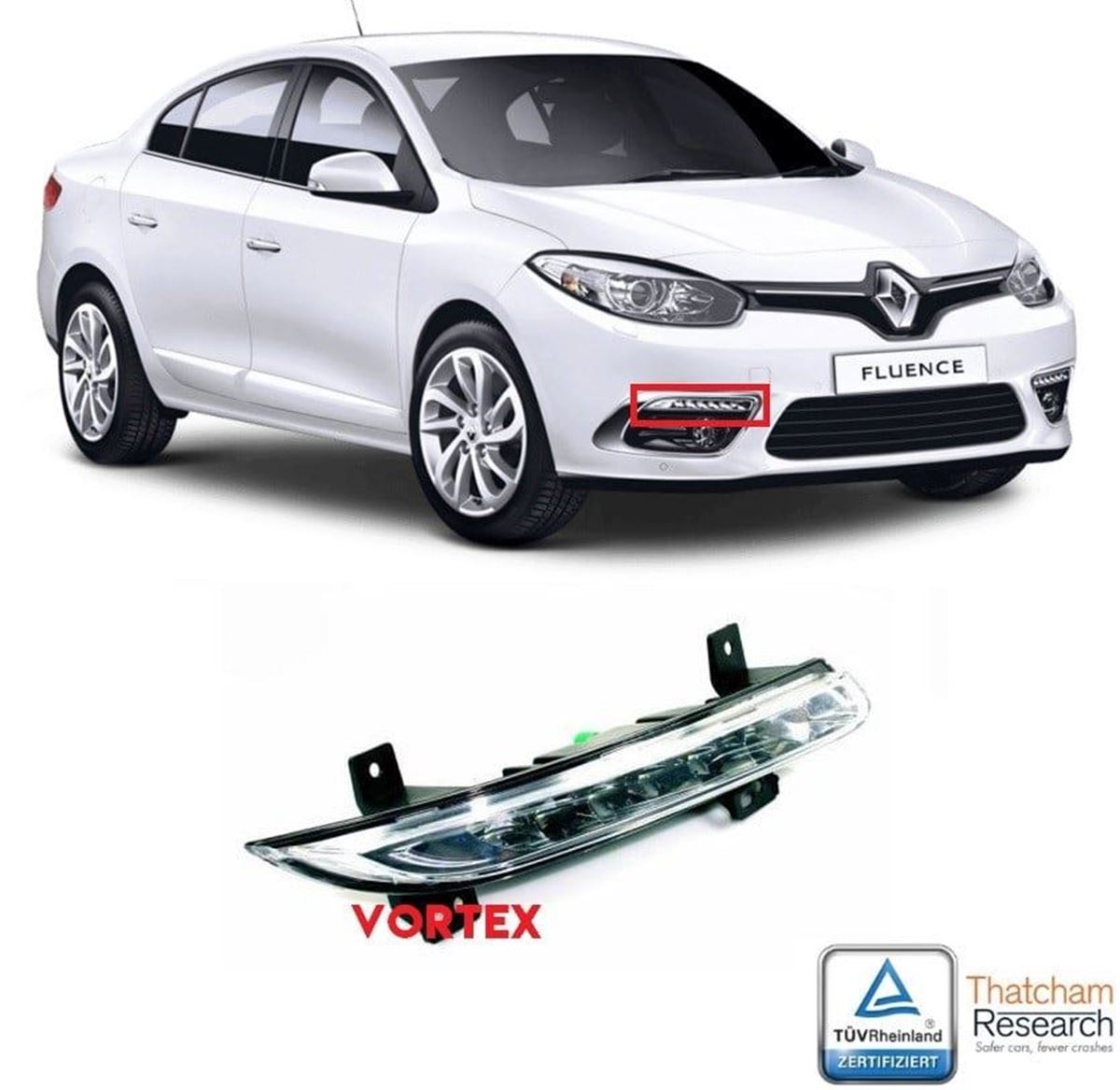 GÜNDÜZ FARI ( LED ) SOL FLUENCE 2013- resmi