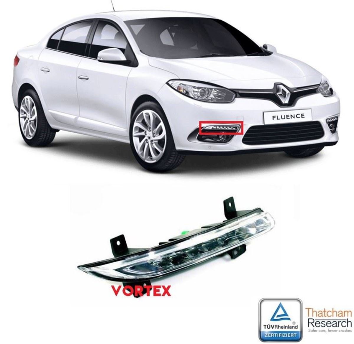 GÜNDÜZ FARI ( LED ) SAĞ FLUENCE 2013- resmi
