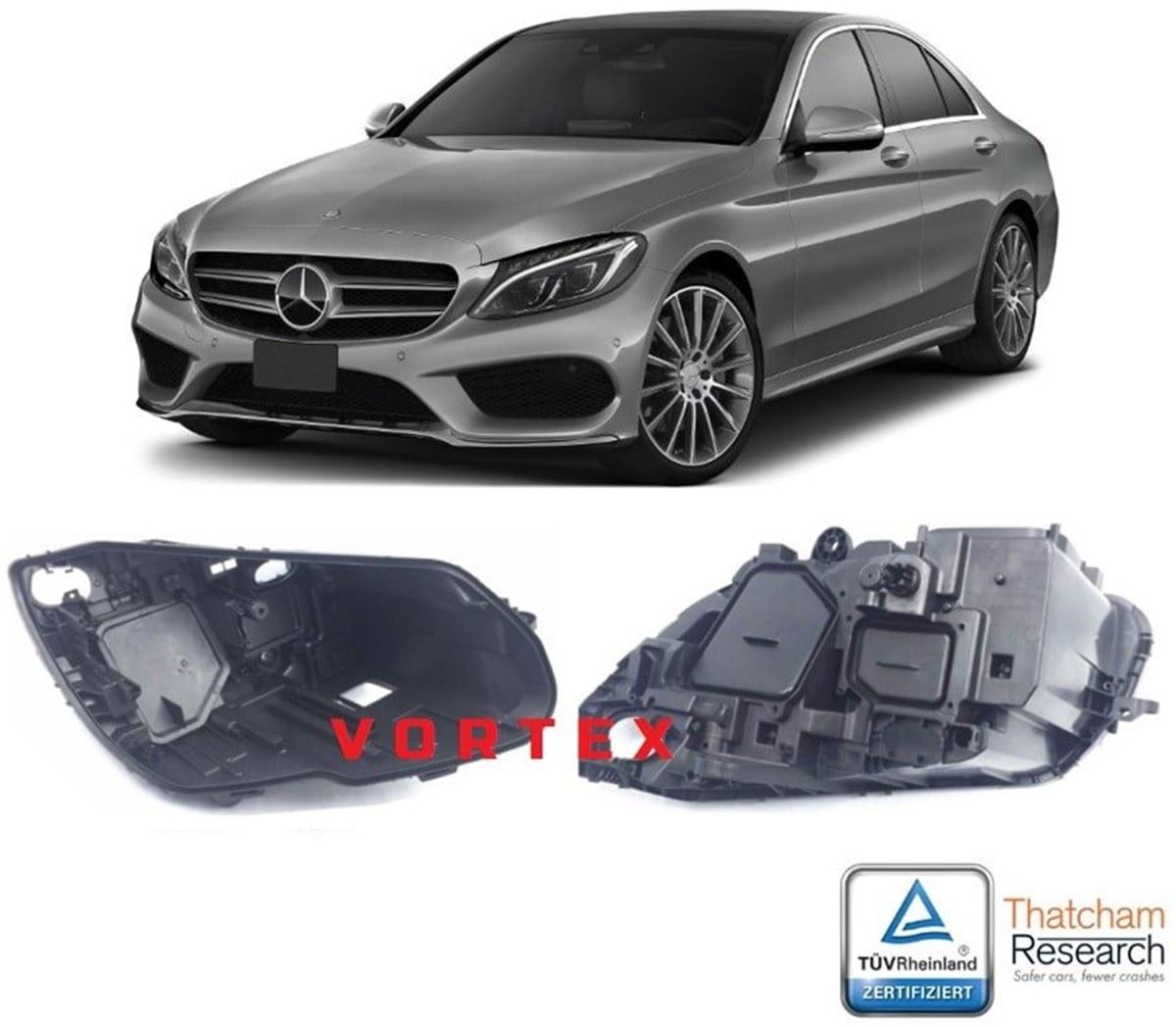 ÖN FAR KASASI SAĞ W205 2014- resmi