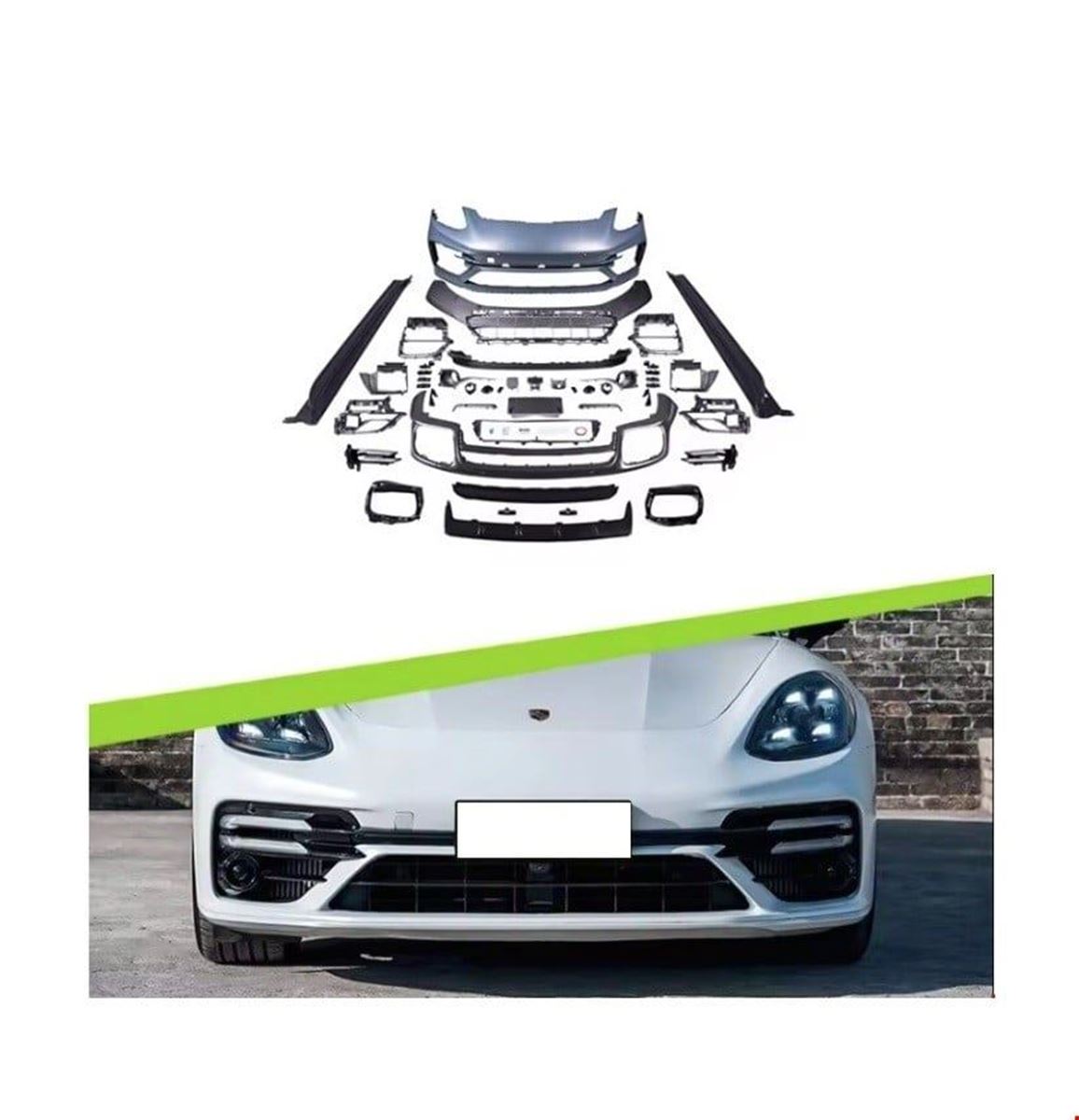 PANAMERA 2015- İÇİN 2020- TURBO S ÖN TAMPON SET resmi