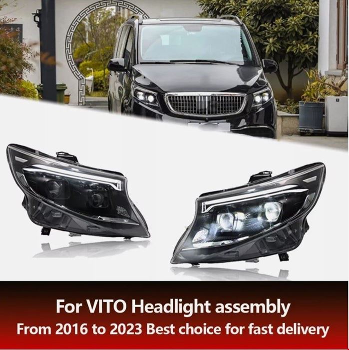 ÖN FAR SETİ LED W447 VİTO FACELIFT 2024- resmi