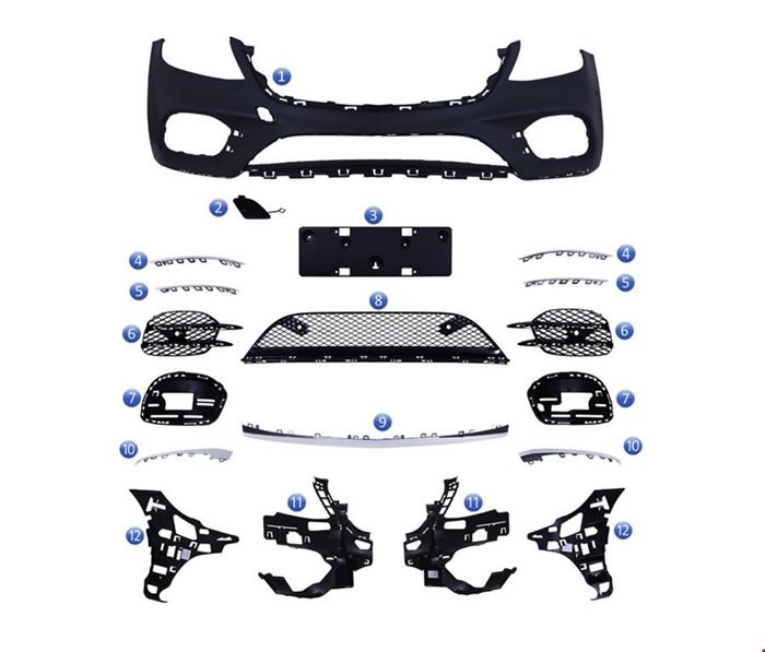 ÖN TAMPON SET ( PANJURSUZ ) S400 AMG W222 2018- resmi