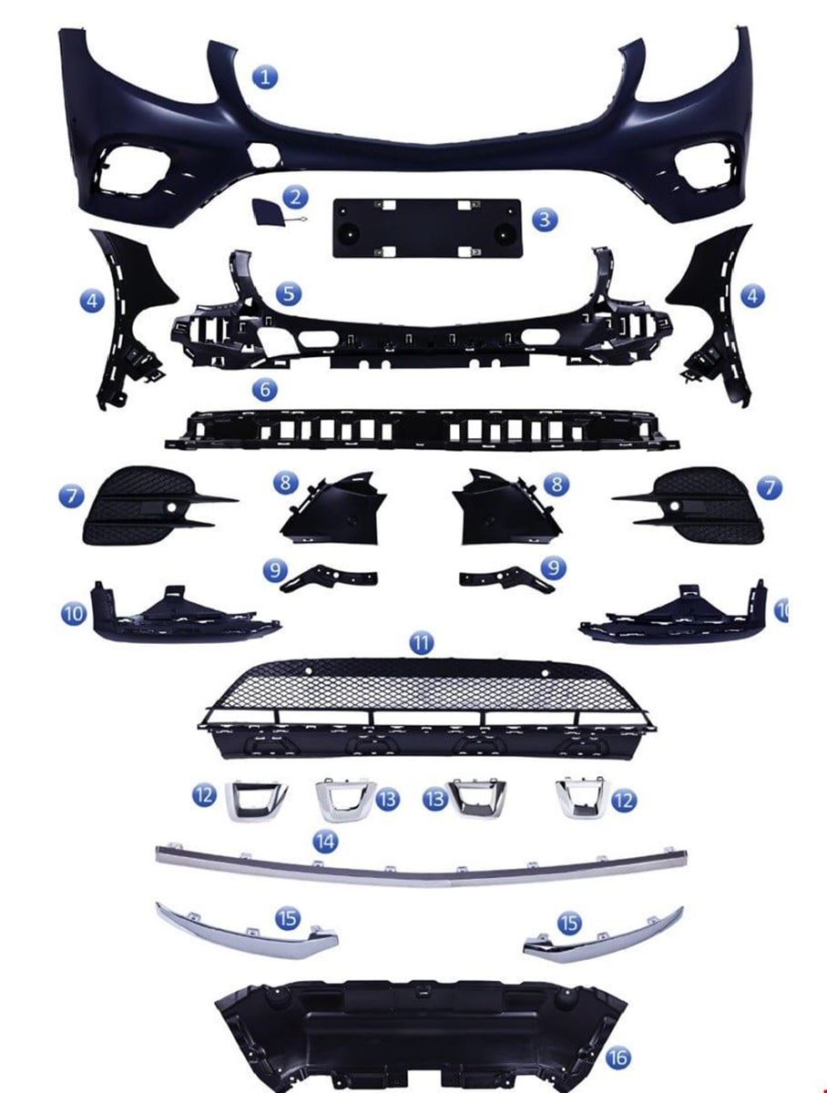 ÖN TAMPON AMG SET W253 2016- resmi