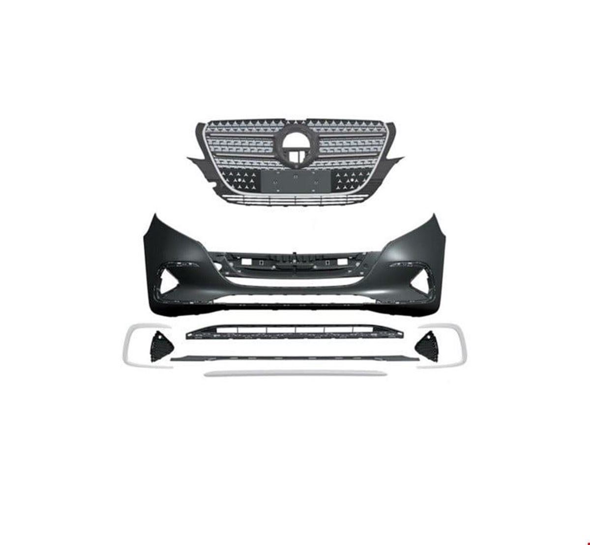 ÖN TAMPON SET (PANJURLU) W447 FACELIFT 2024- resmi