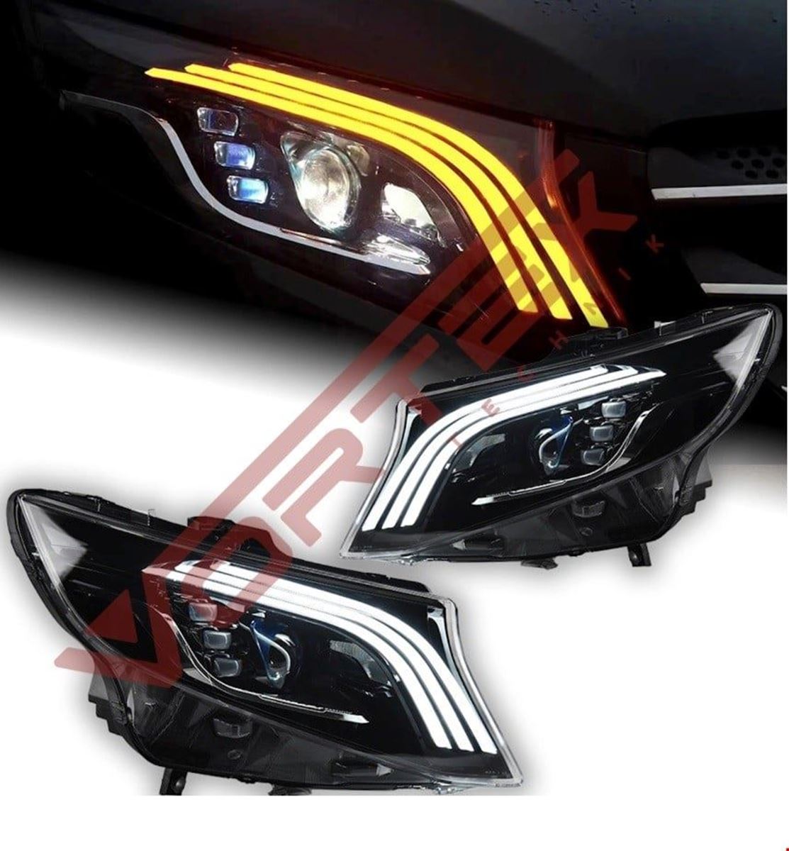 ÖN FAR SETİ (MAYBACH GÖRÜNÜM) VİTO W447 2014- resmi