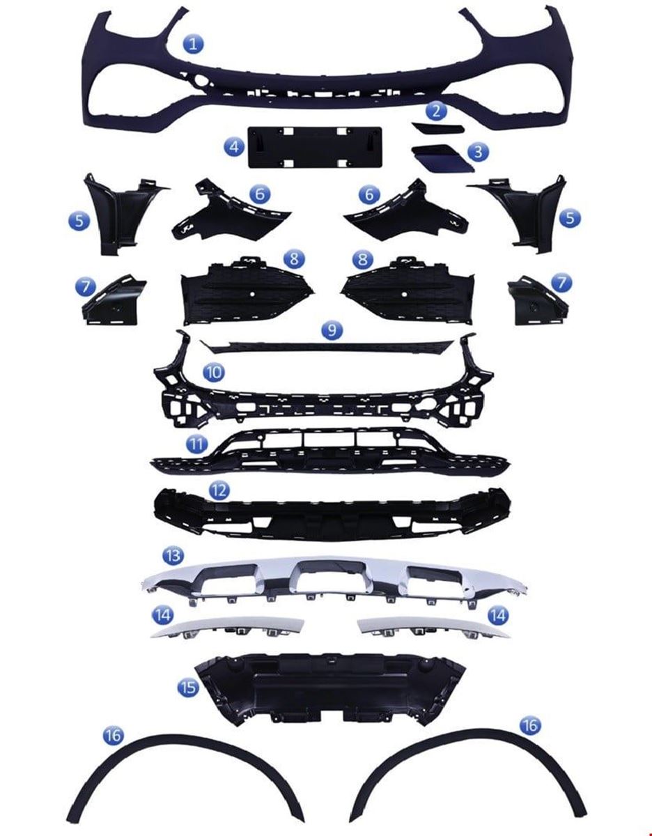ÖN TAMPON SET AMG W253 2020- resmi