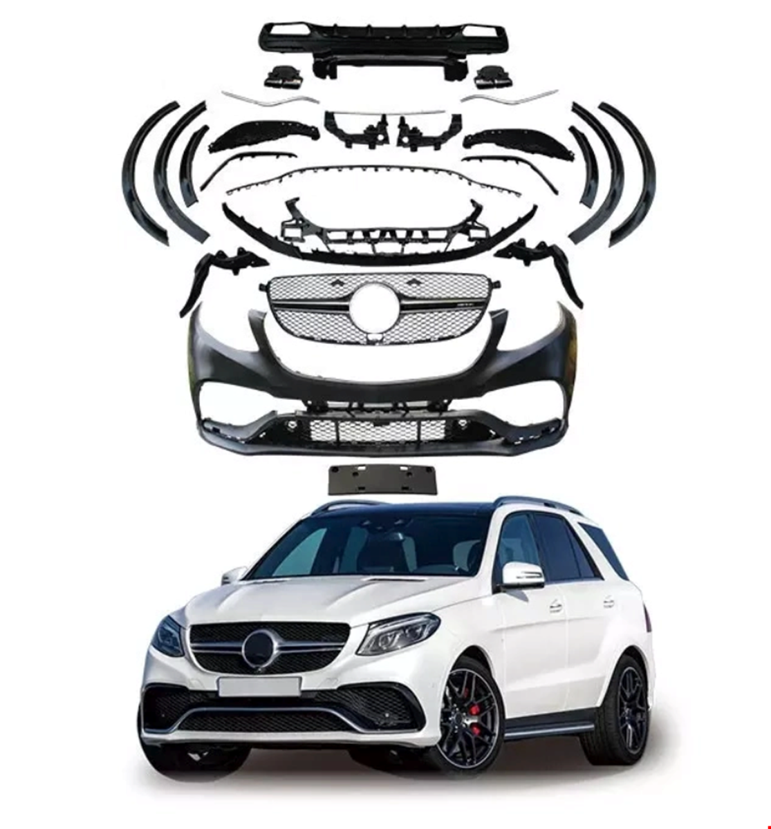 GLE63 AMG BODY KIT W166 2016- resmi