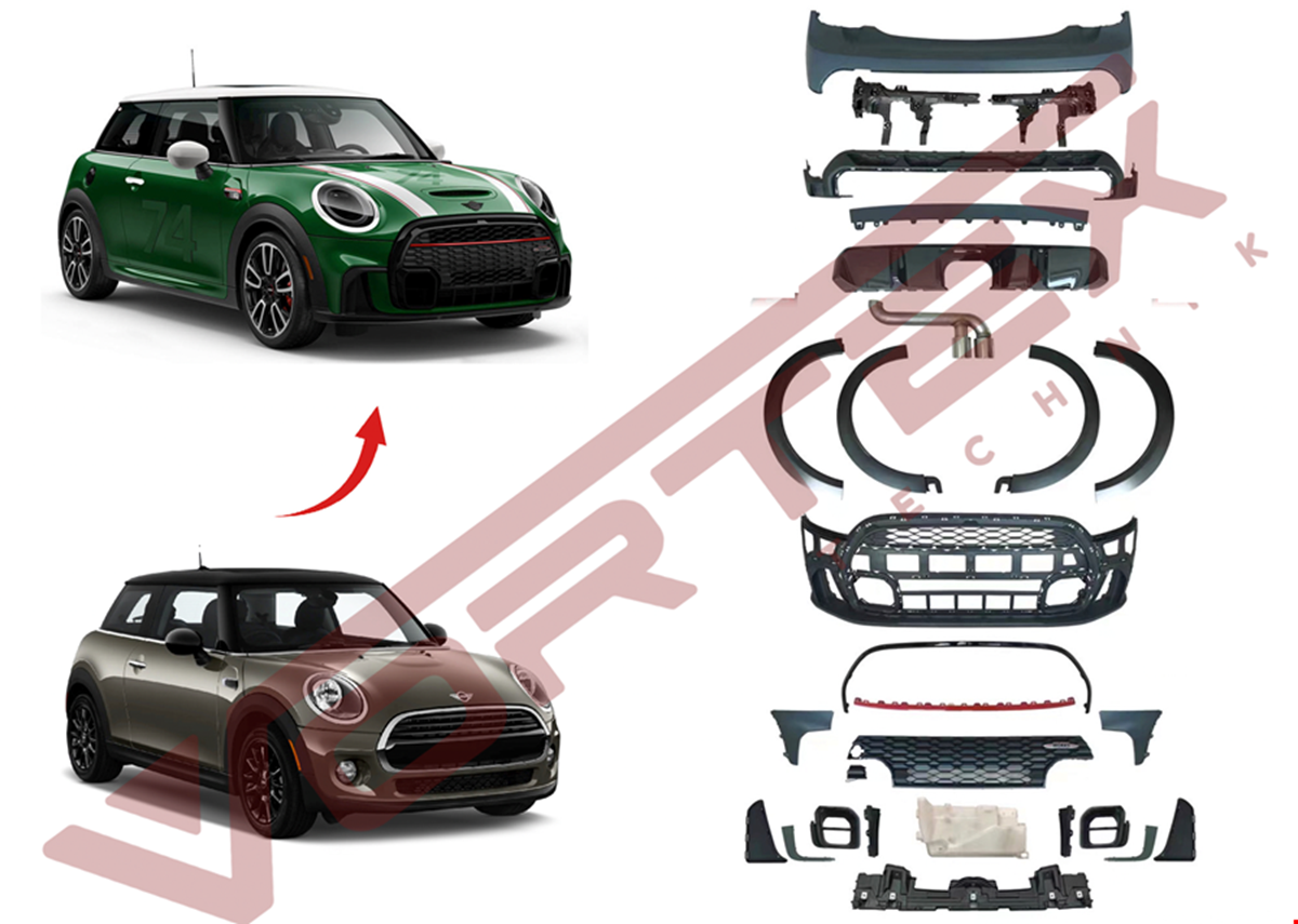 F55 2014- İÇİN 2021- YENİ JCW BODY KIT resmi