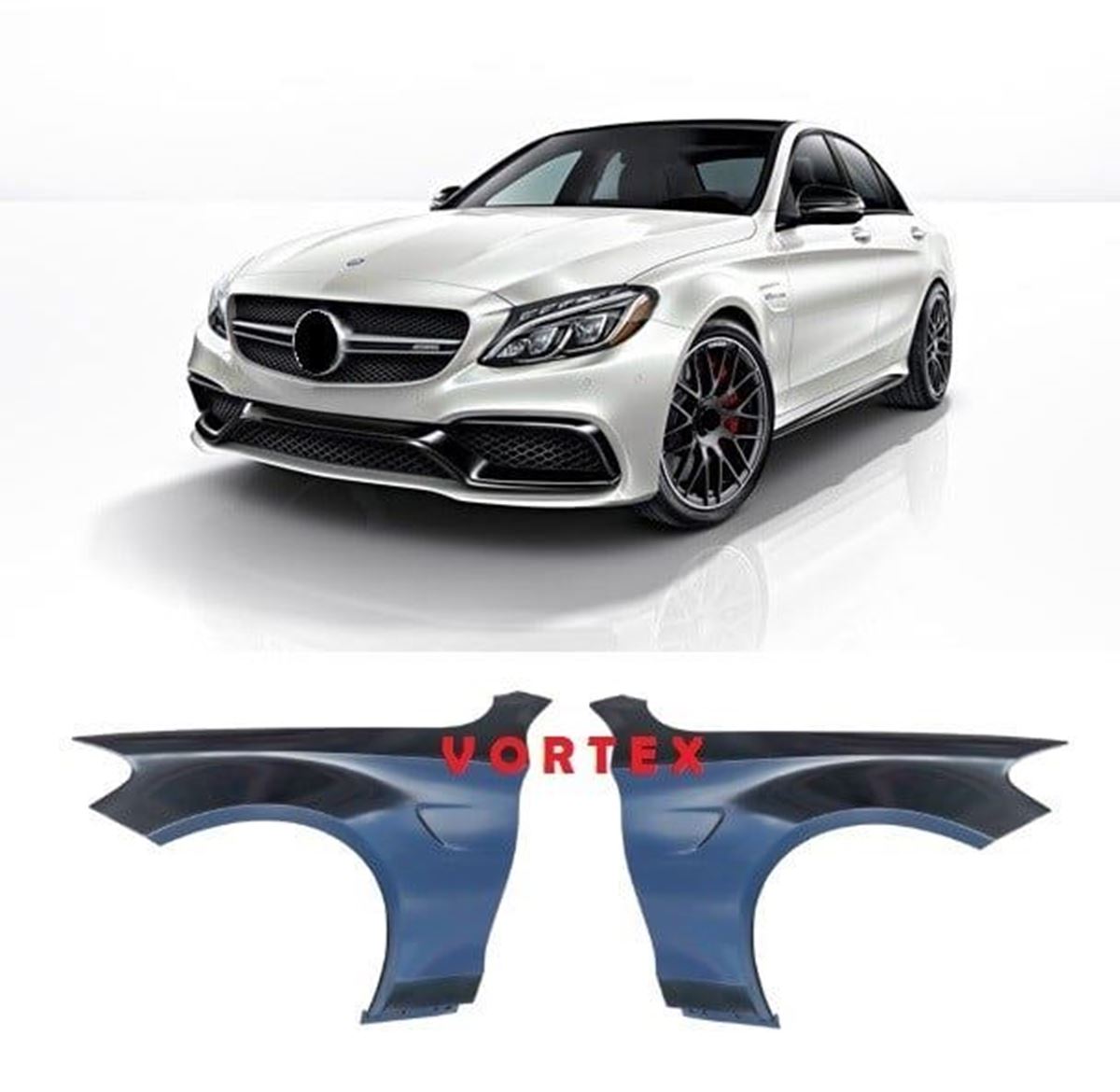 ÖN ÇAMURLUK TAKIMI SAĞ+SOL (C63) W205 2014- resmi