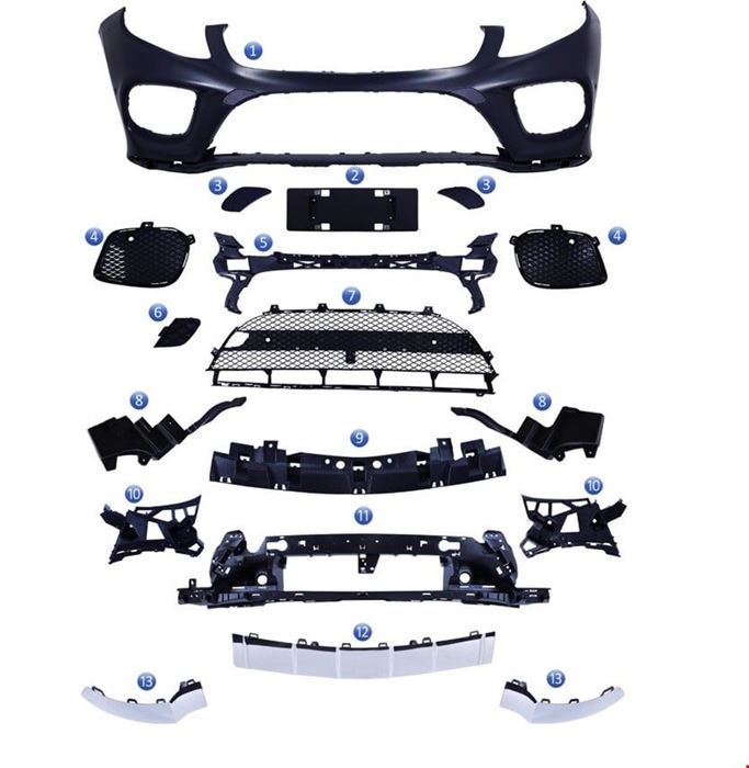 ÖN TAMPON SET ( AMG ) W166 2015- resmi