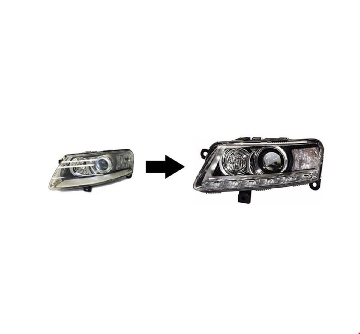 A6 2005- İÇİN 2008-LED FAR DÖNÜŞÜM SETİ resmi