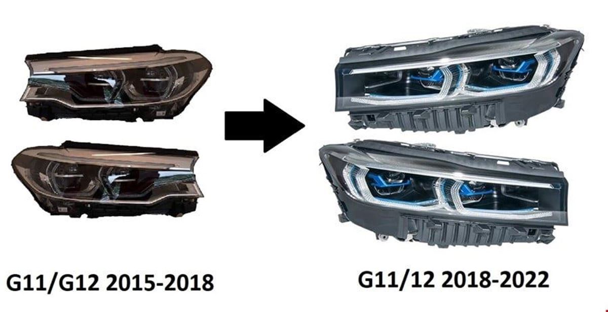 G11/G12 MAKYAJLI KASA DÖNÜŞÜM LAZER FAR SETİ 2018- resmi