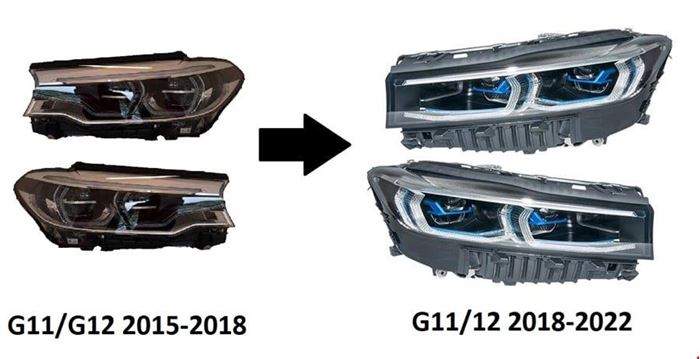 G11/G12 MAKYAJLI KASA DÖNÜŞÜM LAZER FAR SETİ 2018- resmi