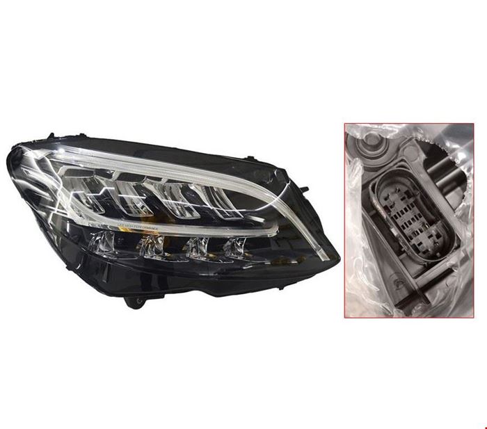 ÖN FAR LED SAĞ (4 PİN) W205 2019- resmi