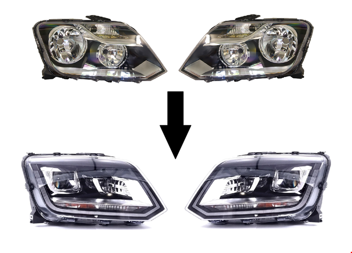 ÖN FAR DÖNÜŞÜM SETİ 2010 ->2017 (HALOJEN->LED) resmi