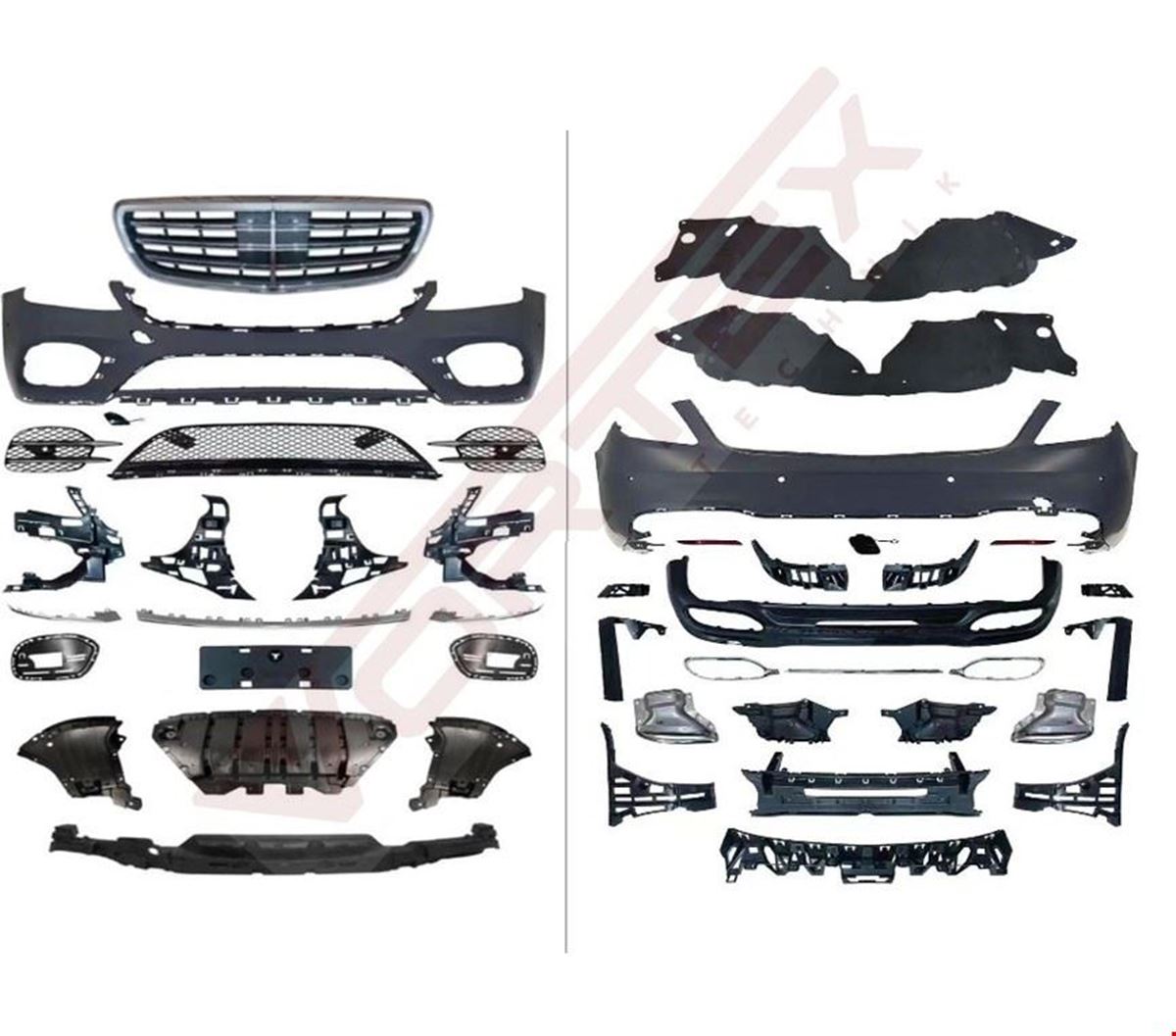 S400 AMG BODY KİT (ÖN-ARKA DOLU) W222 2018- resmi