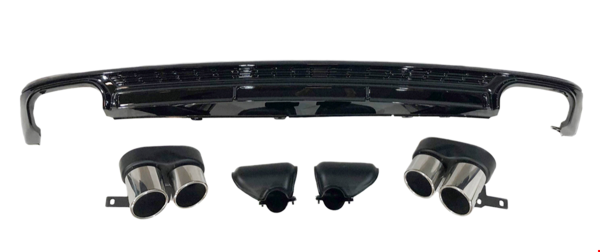 S6 ARKA DİFÜZÖR SET (KROM EGZOZLU) A6 2020- resmi