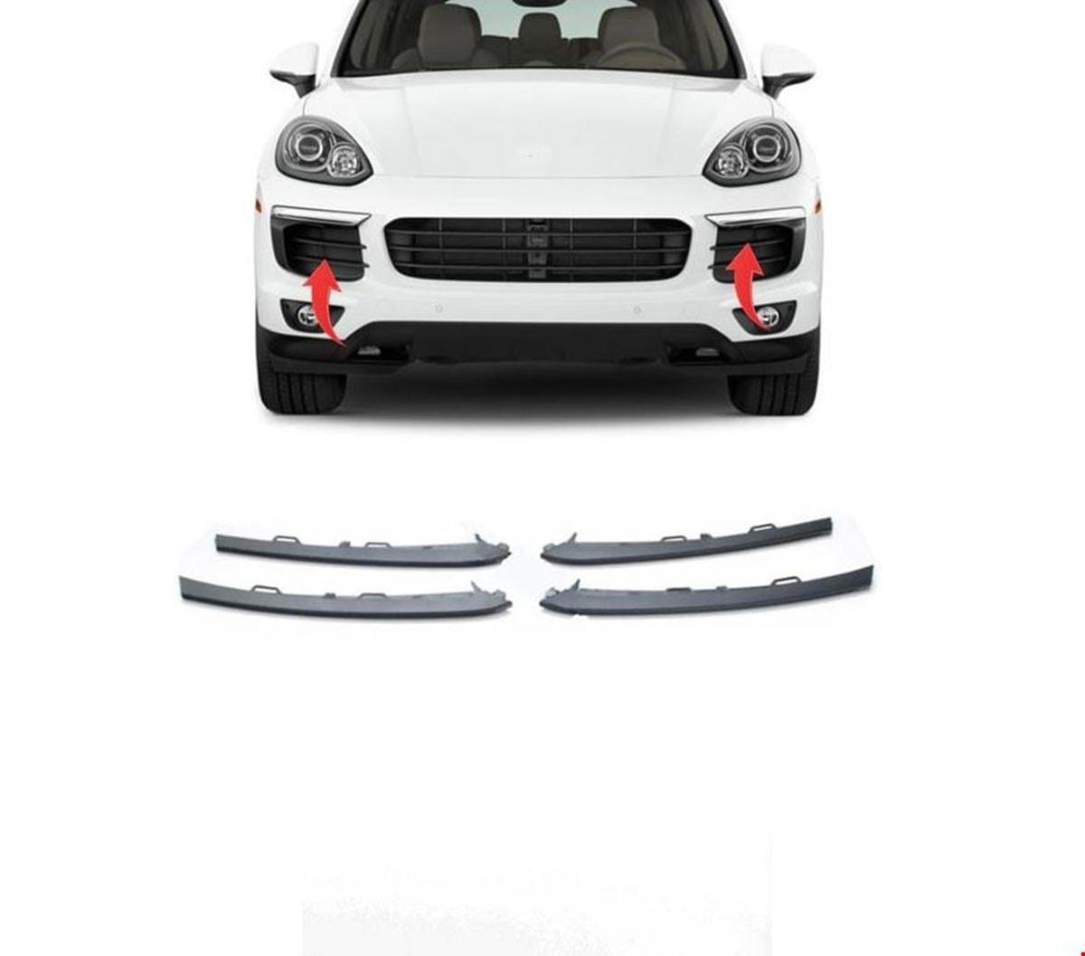 ÖN TAMPON IZGARASI GRİ ÇITA 4 PARÇA PANAMERA 2015- resmi