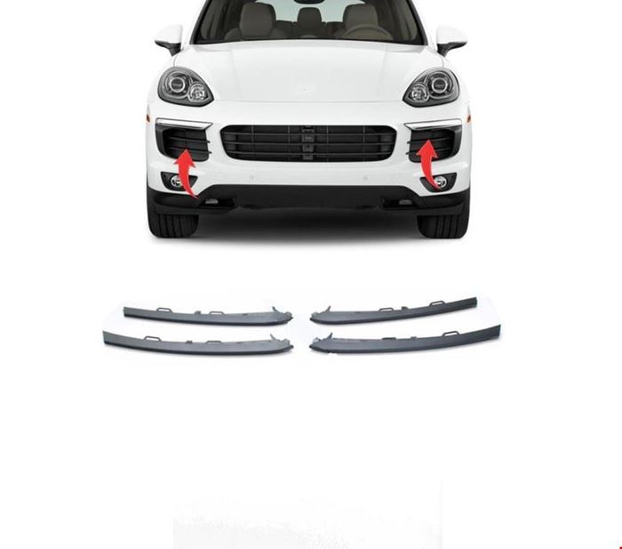 ÖN TAMPON IZGARASI GRİ ÇITA 4 PARÇA PANAMERA 2015- resmi