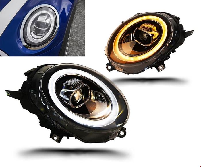 F56/F55 2014- İÇİN 2018- LED FAR DÖNÜŞÜM SETİ resmi