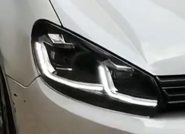 ÖN FAR SET ( J DİZAYN LED ) GOLF 6 2008- resmi