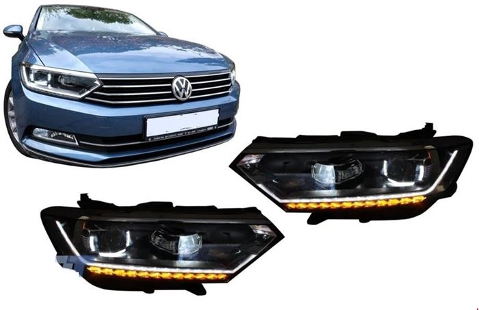 ÖN FAR SET (TEK U-FULL LED) PASSAT 2015- resmi