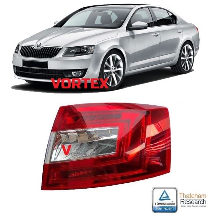 ARKA STOP LAMBASI SOL ( LEDLİ ) OCTAVİA 2013- resmi