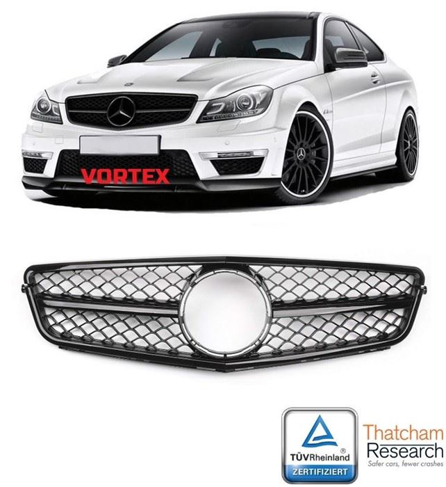 ÖN PANJUR C63 AMG PARLAK SİYAH W204 2007- resmi