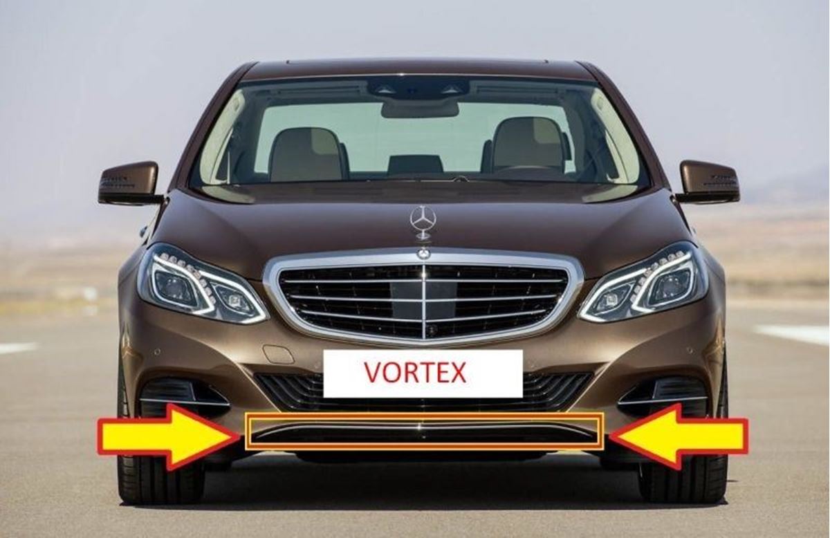 ÖN TAMPON ALT ORTA NİKELAJ W212 2013- resmi