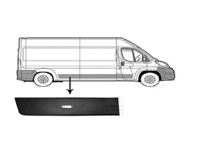 ARKA ÇAMURLUK SAĞ ÖN KUŞAĞI (DELİKLİ) DUCATO 2007- resmi